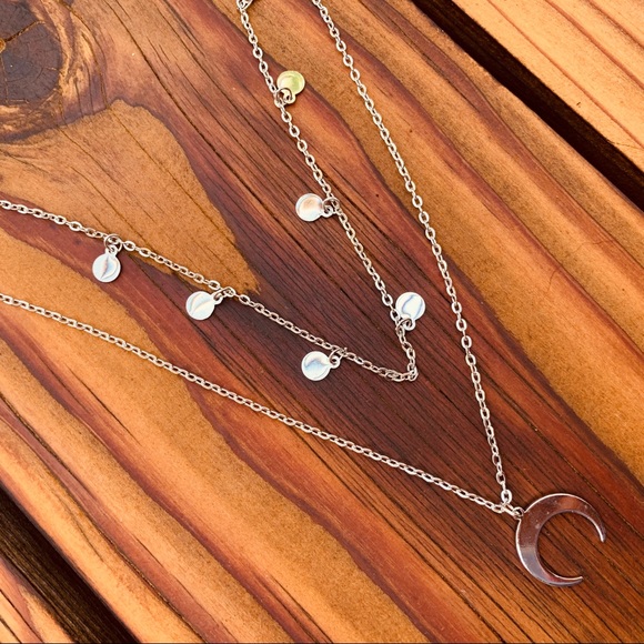 DIVIT ✶ Double Layered Necklace - Picture 3 of 8
